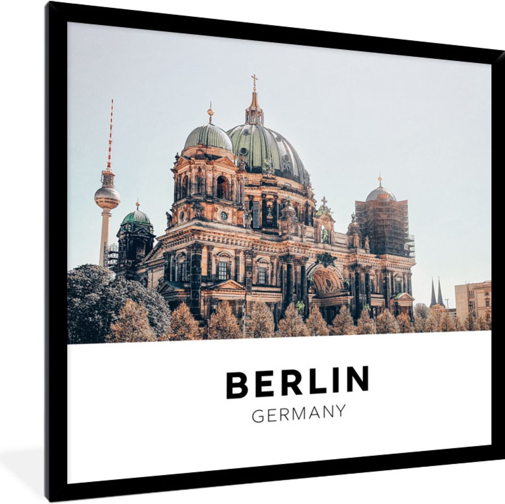 MuchoWow® Gerahmtes Poster Deutschland - Berlin - Domtoren Produktbild 