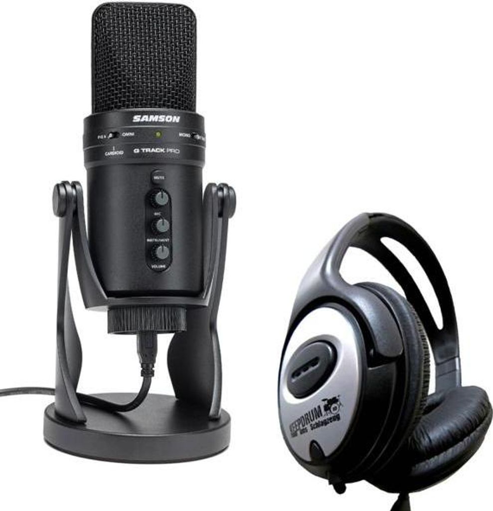 Samson G-Track Pro USB-Mikrofon mit Kopfhörer