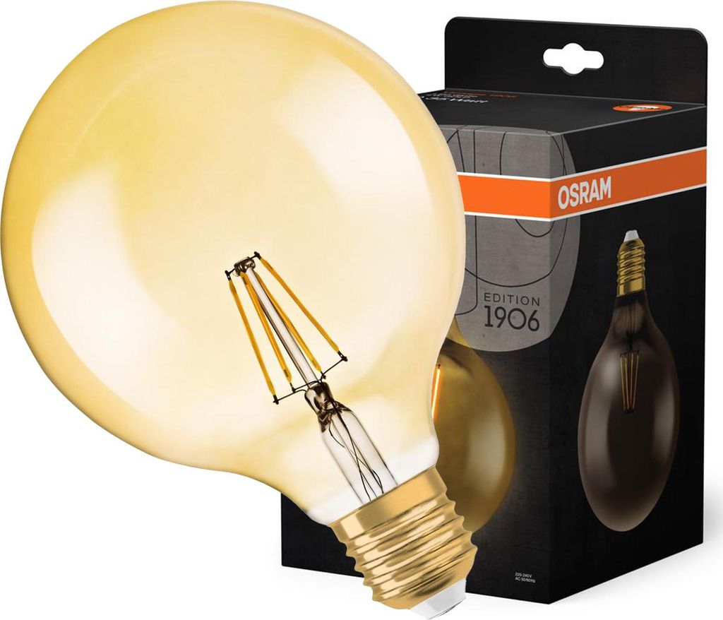 Żarówka LED Dekoracyjna G125 Kula E27 4W = 35W 410lm 2400K Zdjęcie produktu 