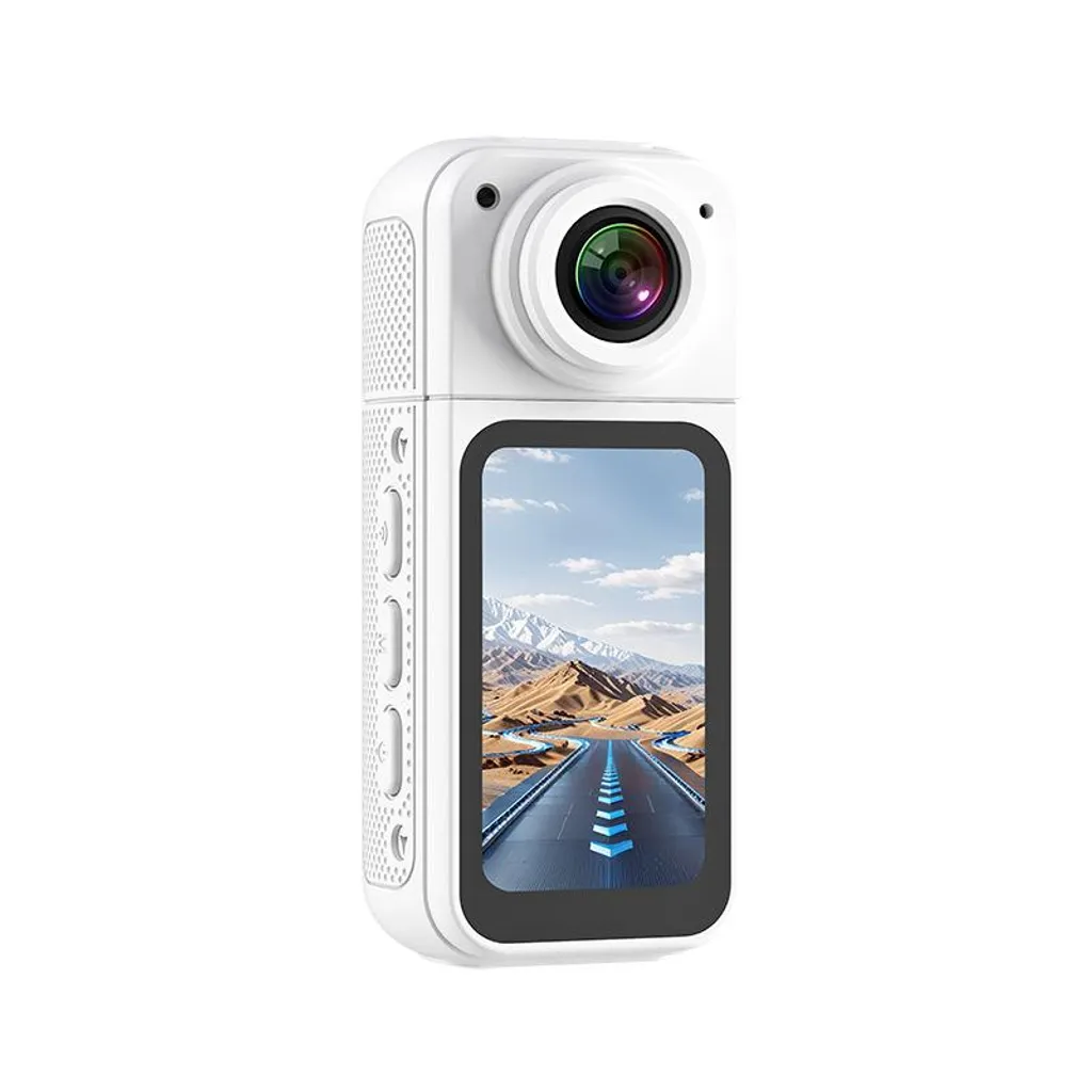 Mini Body Cam ZELURXX 35g - 180° Rotating Lens per Vlog & Social
