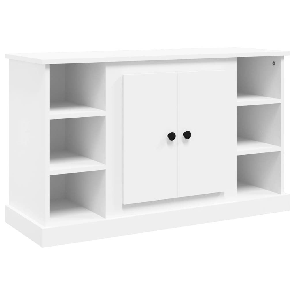 Eleganten-Stil Kommode Sideboard - Wohnzimmerschrank - für Flur, Schlafzimmer - Weiß 100x35,5x60 cm Holzwerkstoff - Kommoden - Möbel26