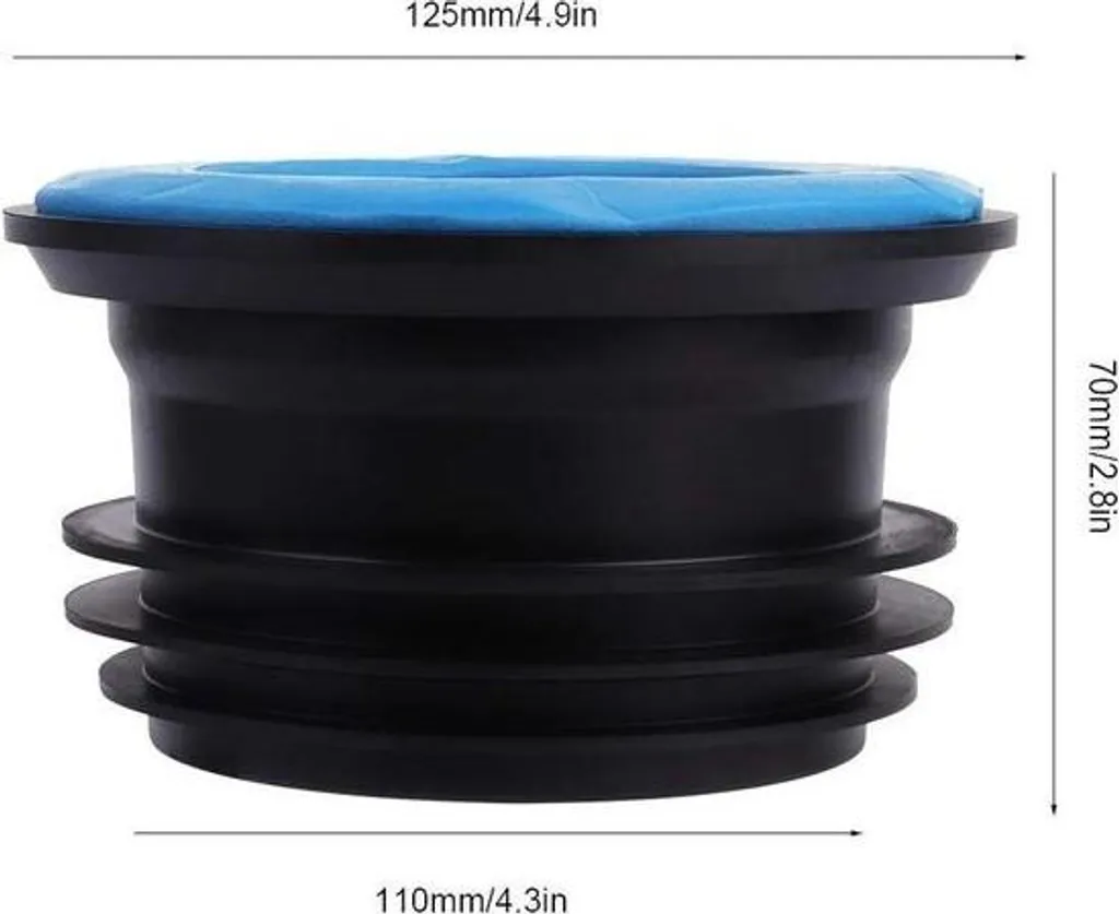 Solution anti-odeur toilettes : Joint caoutchouc pour fuite évacuation