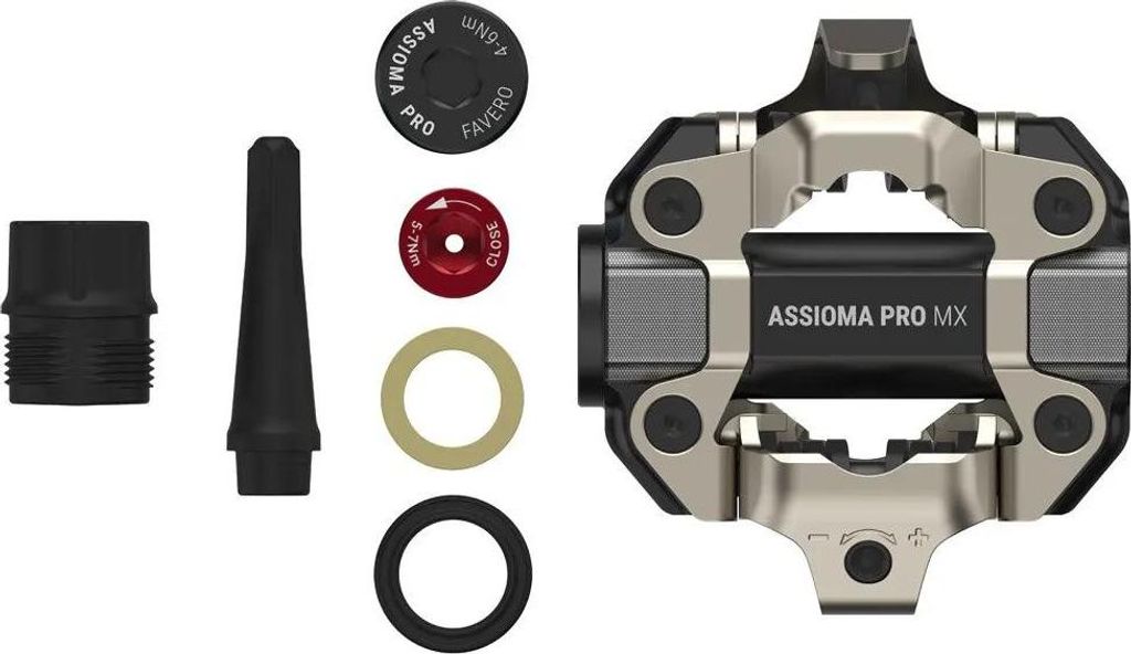 Favero Assioma Pro Mx Right Pedalkörper Silber Silber One Size