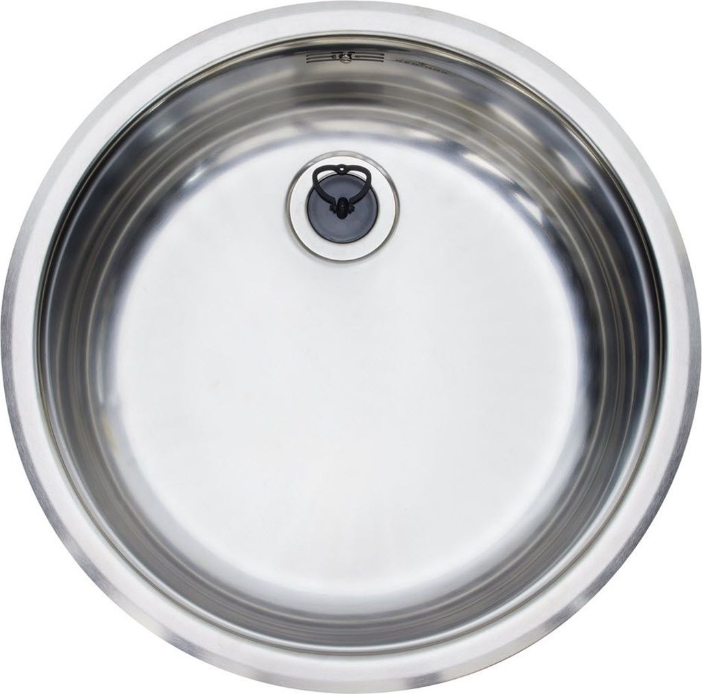 REGINOX Edelstahlspüle R18 370 OSP mit Stopfenventil ab Schrankbreite 45 cm / Einbau / Auflage