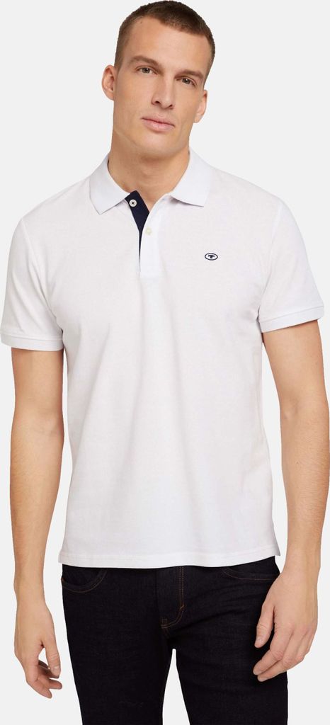 Tom Tailor Poloshirt Basic Poloshirt mit kleiner Logo-Stickerei