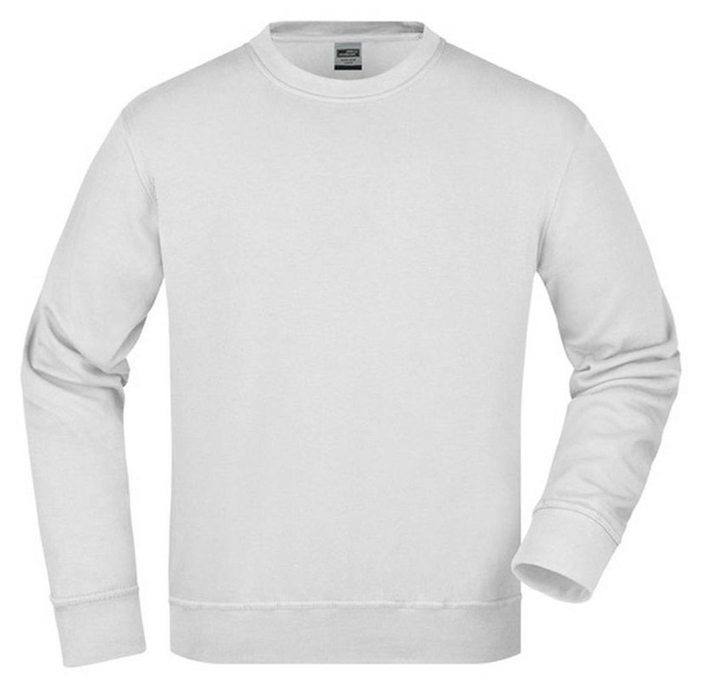 James and Nicholson - "Workwear" Sweatshirt für Herren/Damen Uni LT2868 (5XL) (Weiß)