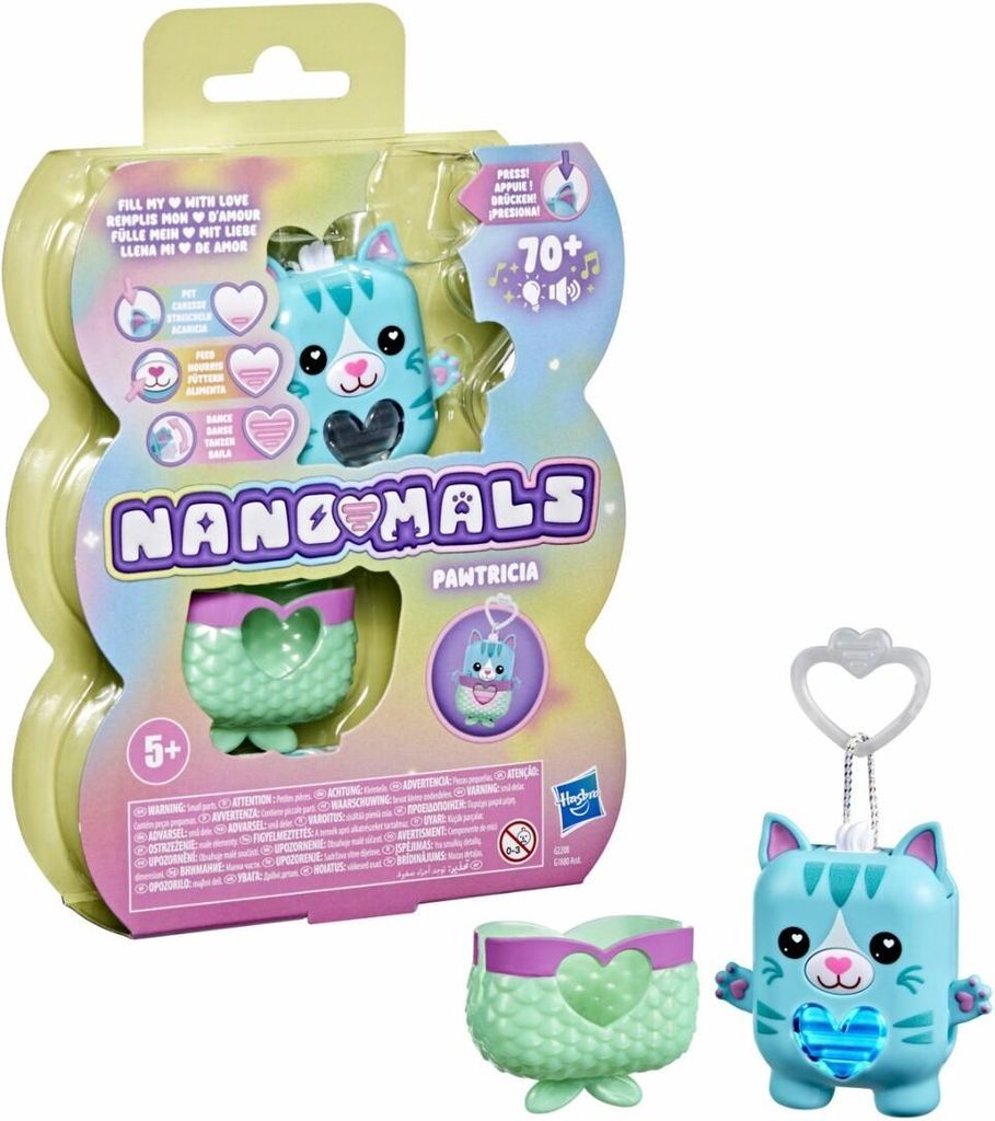 Hasbro elektronisches Fidget-Spielzeug Nano-mals mit Licht Produktbild 