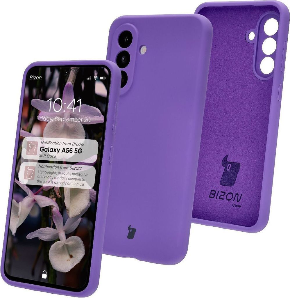 Silikon Handyhülle für Galaxy A56 5G, Bizon Soft Case, Produktbild 