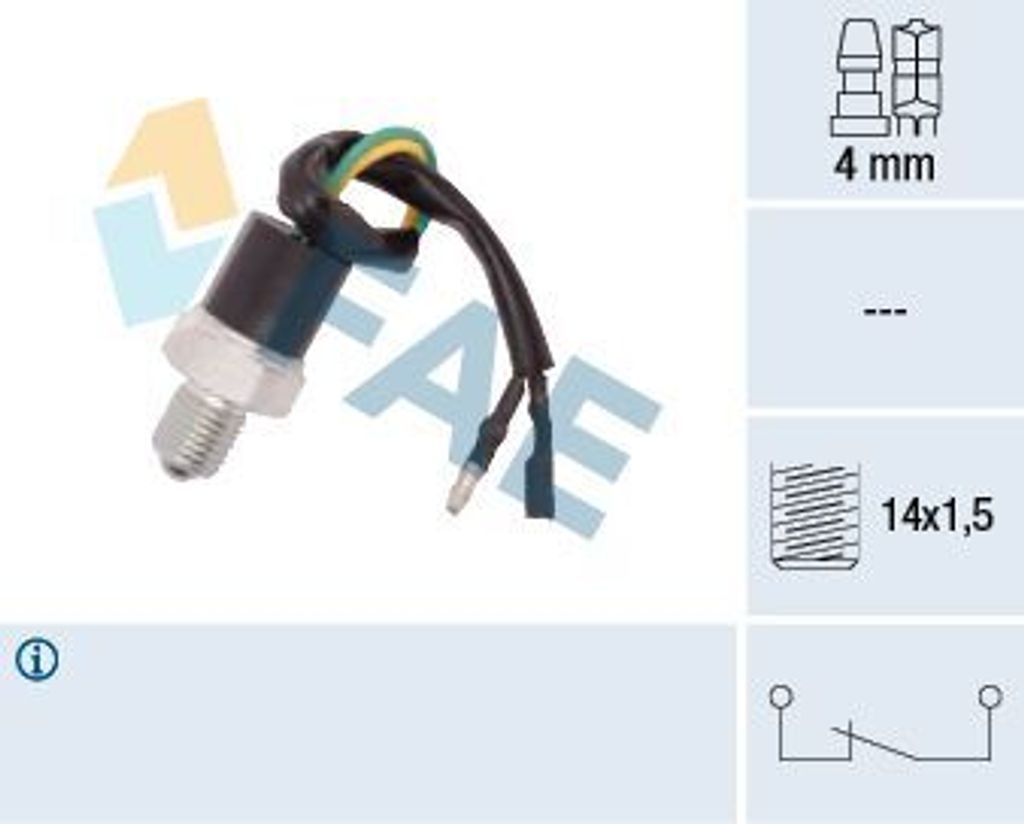 Schalter, Rückfahrleuchte FAE 41260