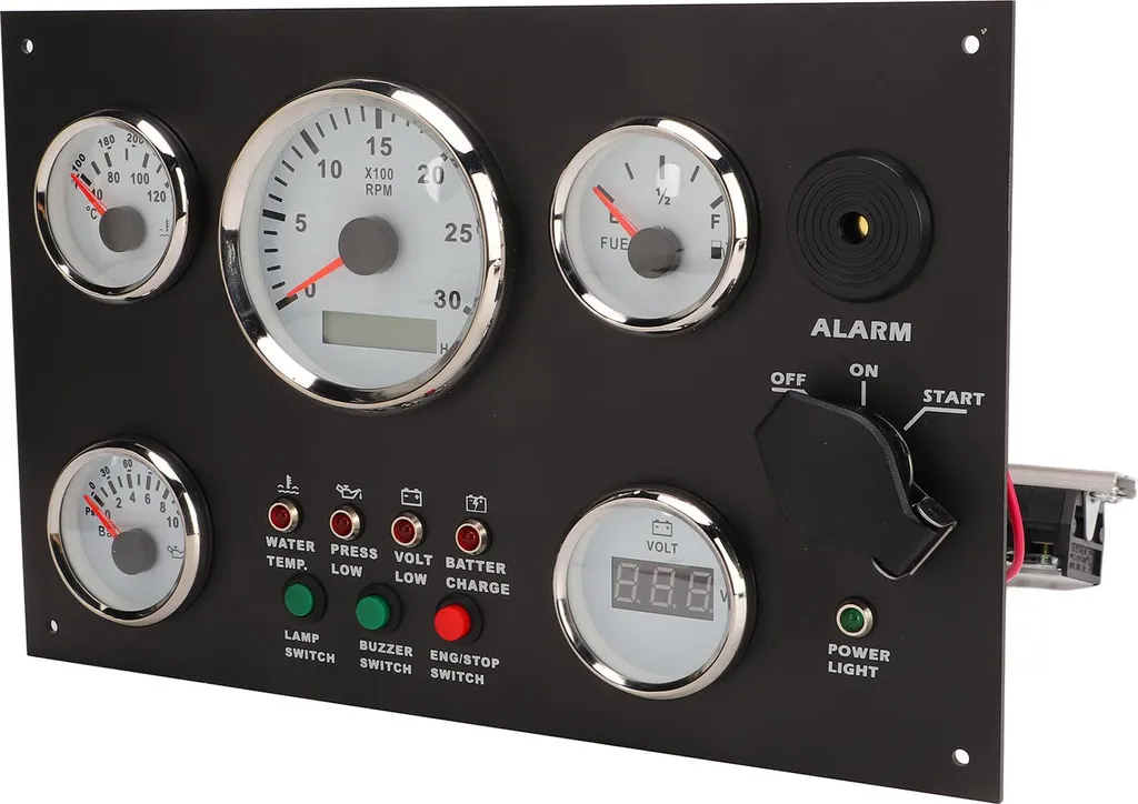Console de contrôle moteur pour camping-car et bateau 12V tout-en-un