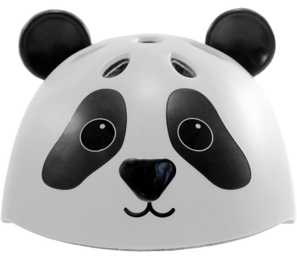 Kinderhelm Pandy (wit/zwart, maat 44-47) Productafbeelding 
