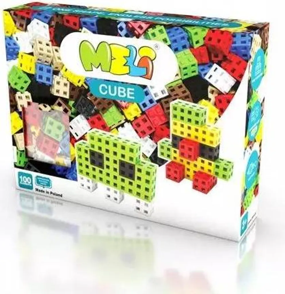 Meli Cube Blocs de Construction 100pcs - Jeu Éducatif de Construction - 5