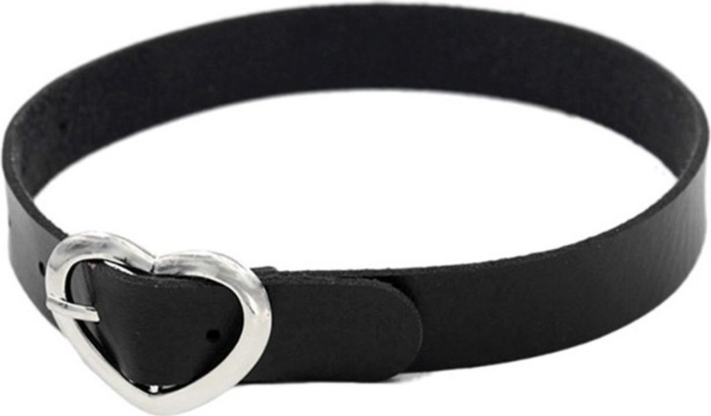 Collana Easy Heart Nera - Stile e Comfort KP27489 Immagine del prodotto 