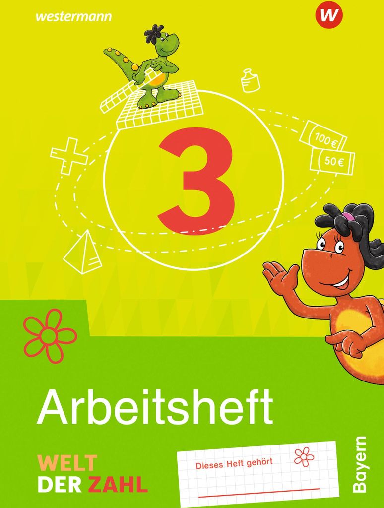Welt der Zahl 3. Arbeitsheft. Für Bayern Produktbild 