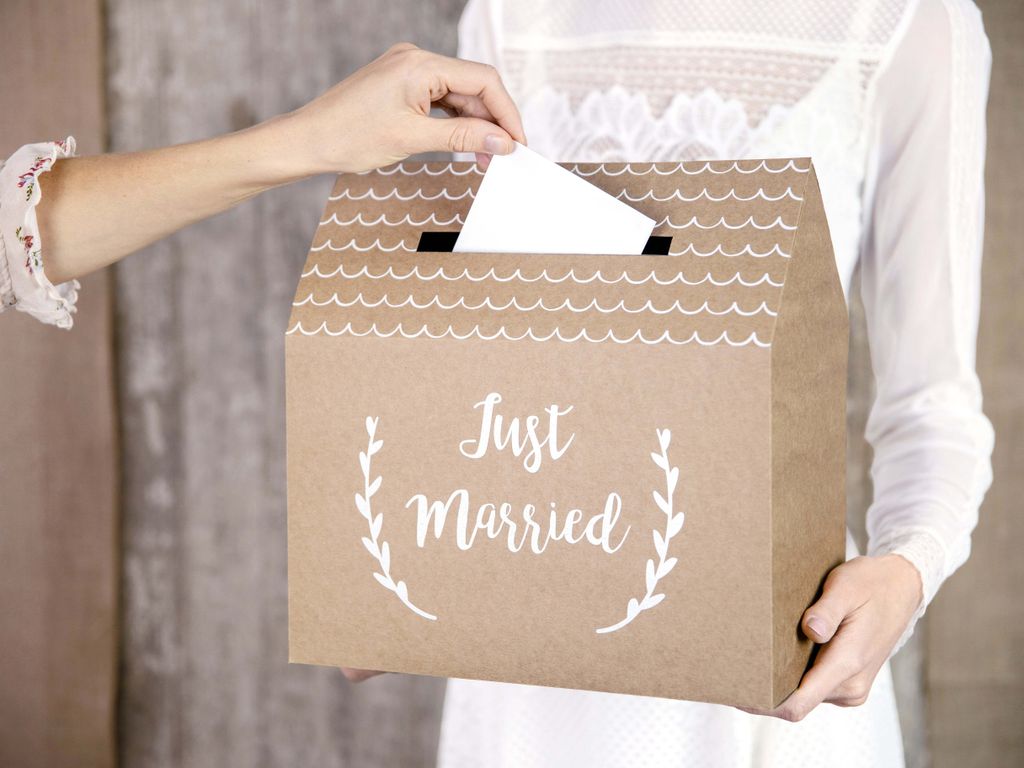 Box - Krabička na blahopřání - Svatba - Just Married Obrázek produktu 