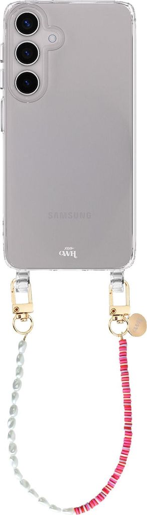 Samsung Galaxy S24 Plus - Island Girl Transparant Cord Case - Short Cord