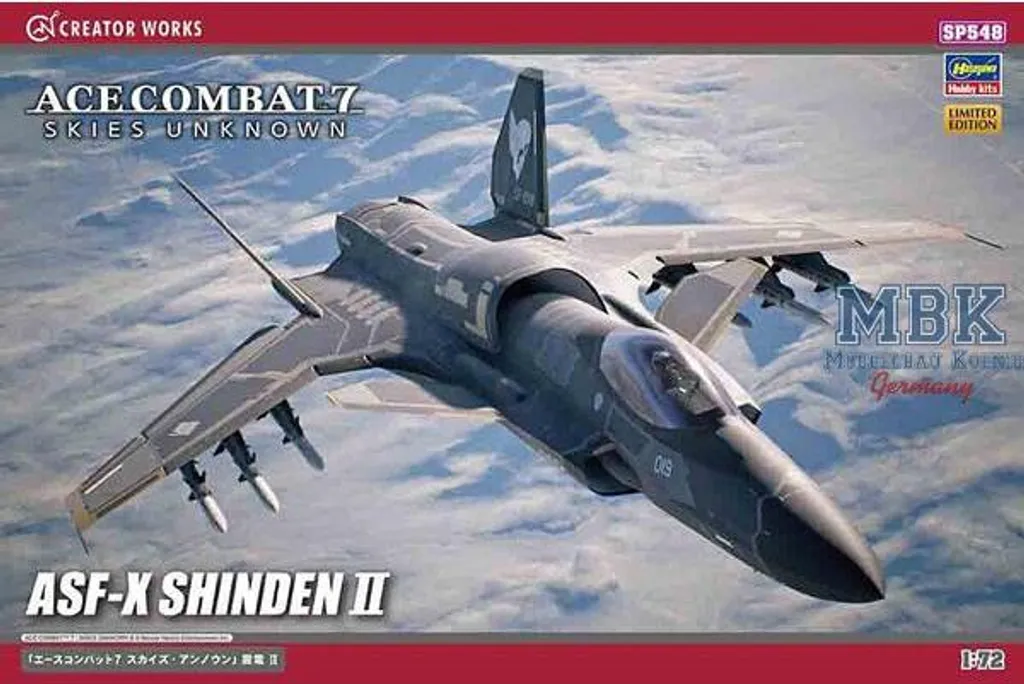 Maquette Hasegawa ASF-X Shinden II : kit plastique haute précision