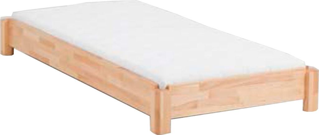 Dico Einzelbett Stapelbett Massivholz mit Rollrost Größe 90x200 cm