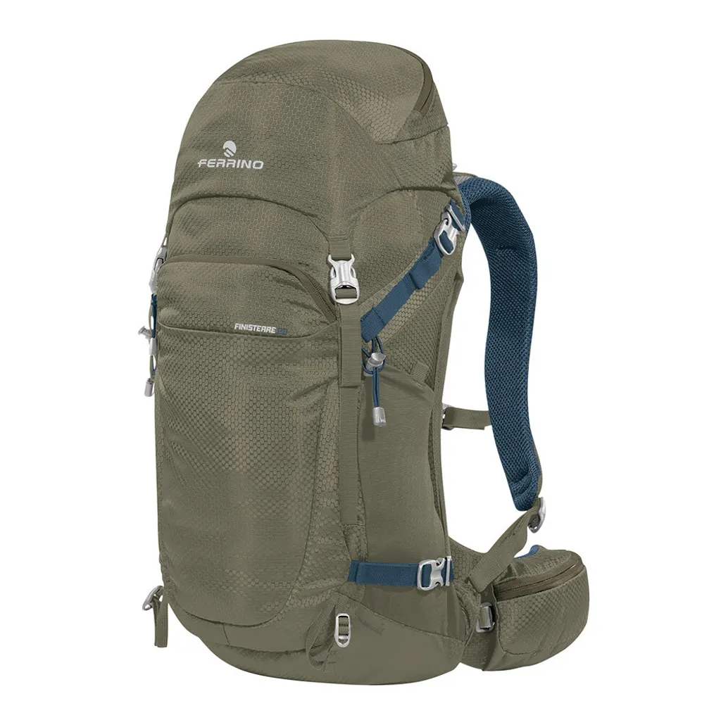 Ferrino Finisterre 28 : Sac à dos ventilé avec système Dry Net System Vert