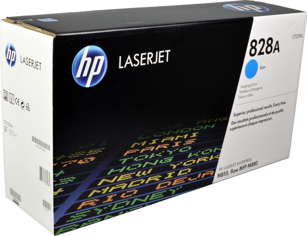 HP beeldtrommel 828A, laser, cyaan, 30.000 pagina's - Productafbeelding 