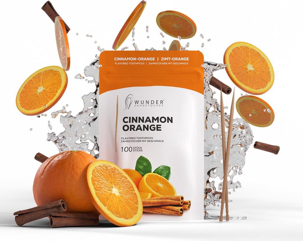 Wunderzahnstocher Cinnamon-Orange Refill Pack 100 Stück Produktbild 