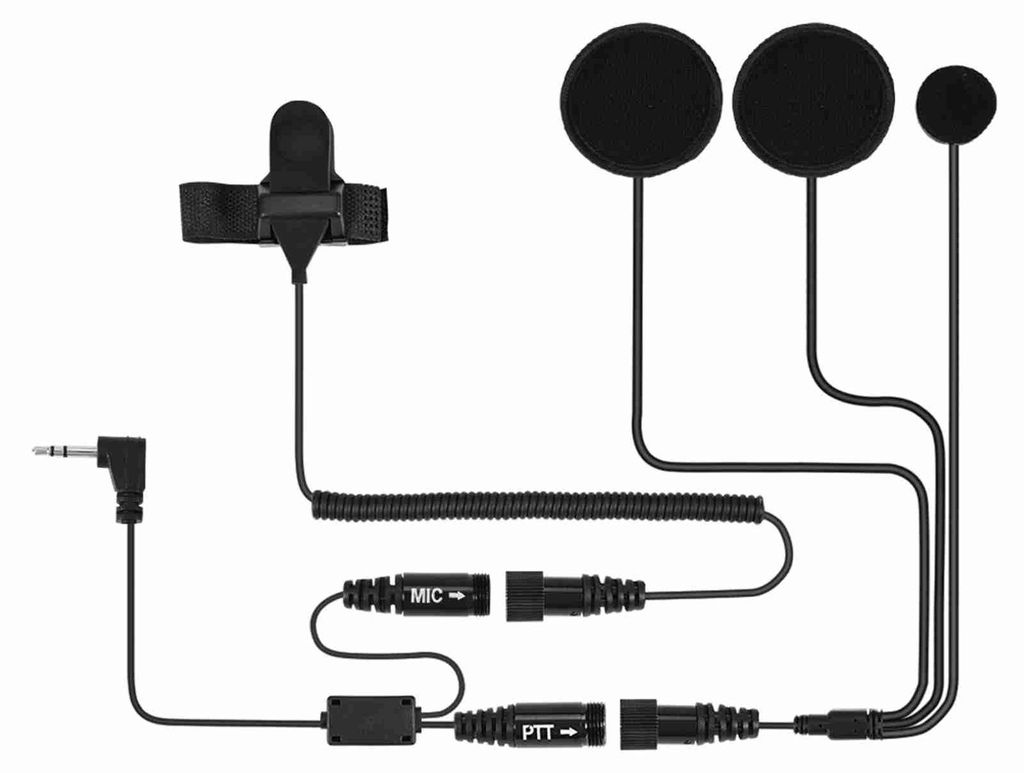 2,5-mm-Headset-Mikrofon mit PTT-Taste für Motorradhelme, passend für Motorola-Funkgeräte T5428, T6200C und T5720