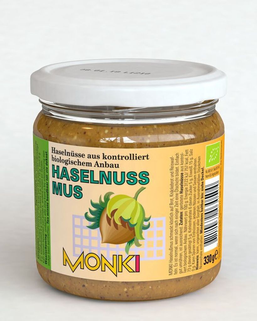 Monki Haselnussmus -- 330g Produktbild 2