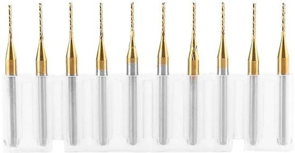 Fraise CNC 1 mm en carbure de tungstène haute dureté pour outils de gravure