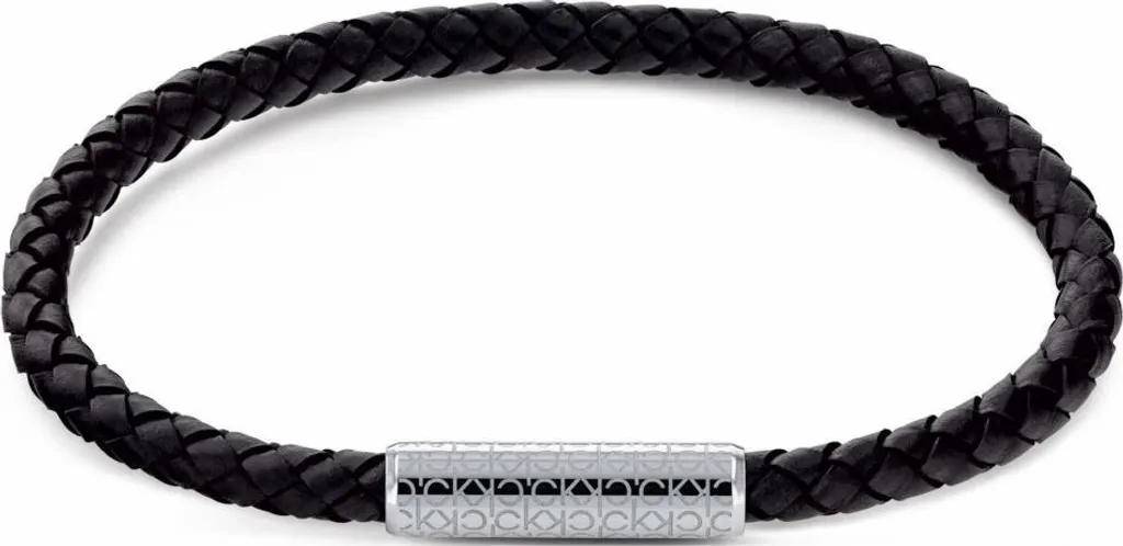 Calvin Klein 35000101 Bracelet Homme en Acier Inoxydable Argenté Chic