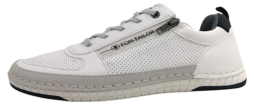 Tom Tailor  Herrenschuhe sportlicher Schnürer Weiß Freizeit Productafbeelding 