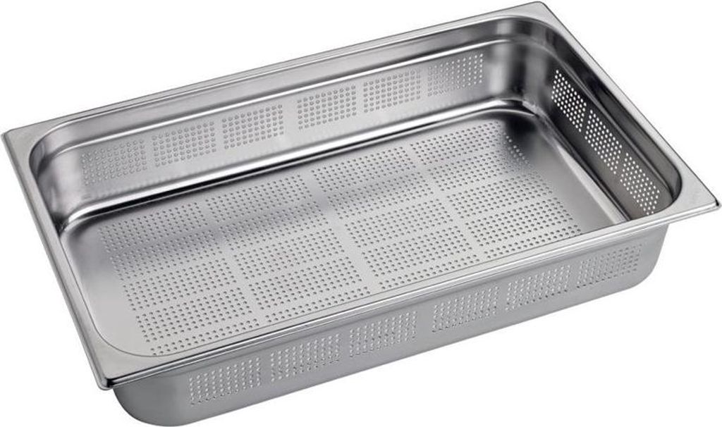 Gastro M Edelstahl Gn-Behälter 100Mm Gn1/1 Gelocht Produktbild 