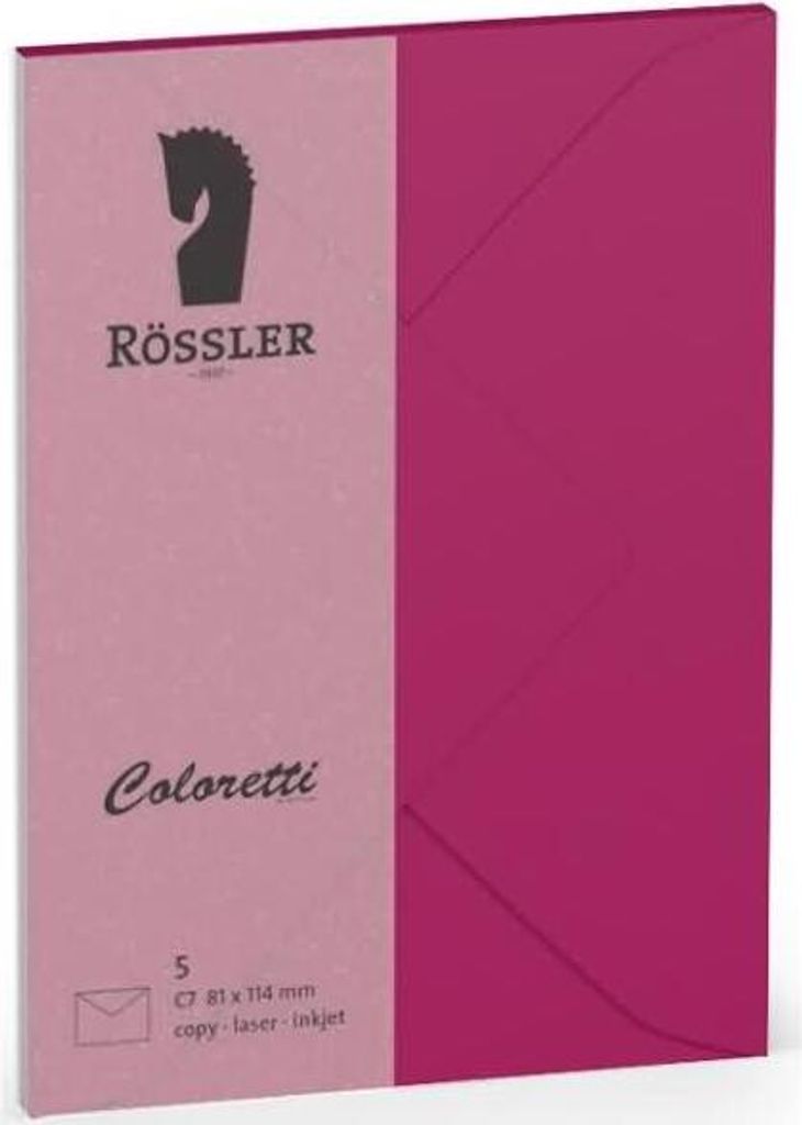 Umschlag c7 coloretti 5 Einheiten magenta
