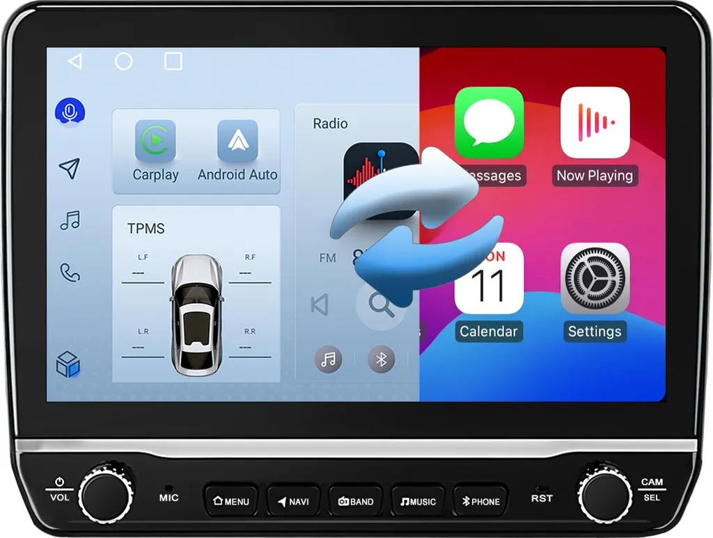 Autoradio Android 10" Fiat Ducato Citroen Jumper 64GB CarPlay GPS