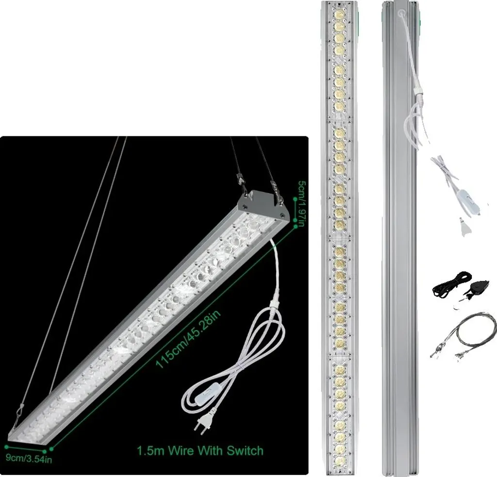 Lampe LED plantes 160W pour semis, fleurs et potager d'intérieur LED