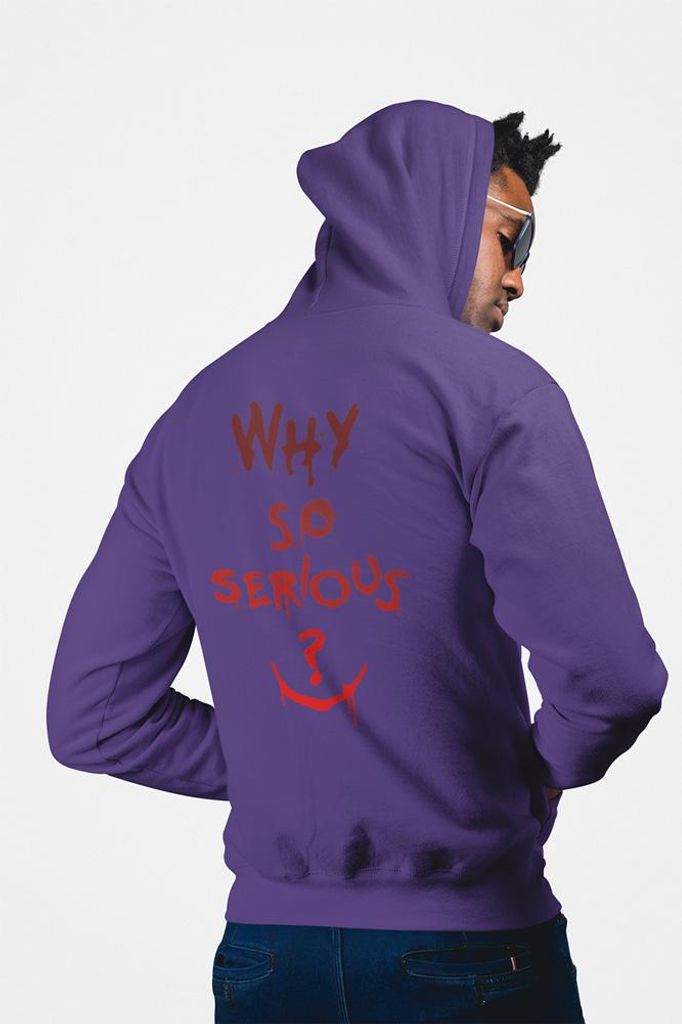 D&B Uni Hoodie ZIPMO00078 Joker Lila-Größe L