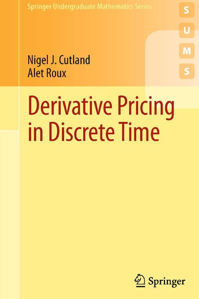 Derivative Pricing in Discrete Time Produktbild 