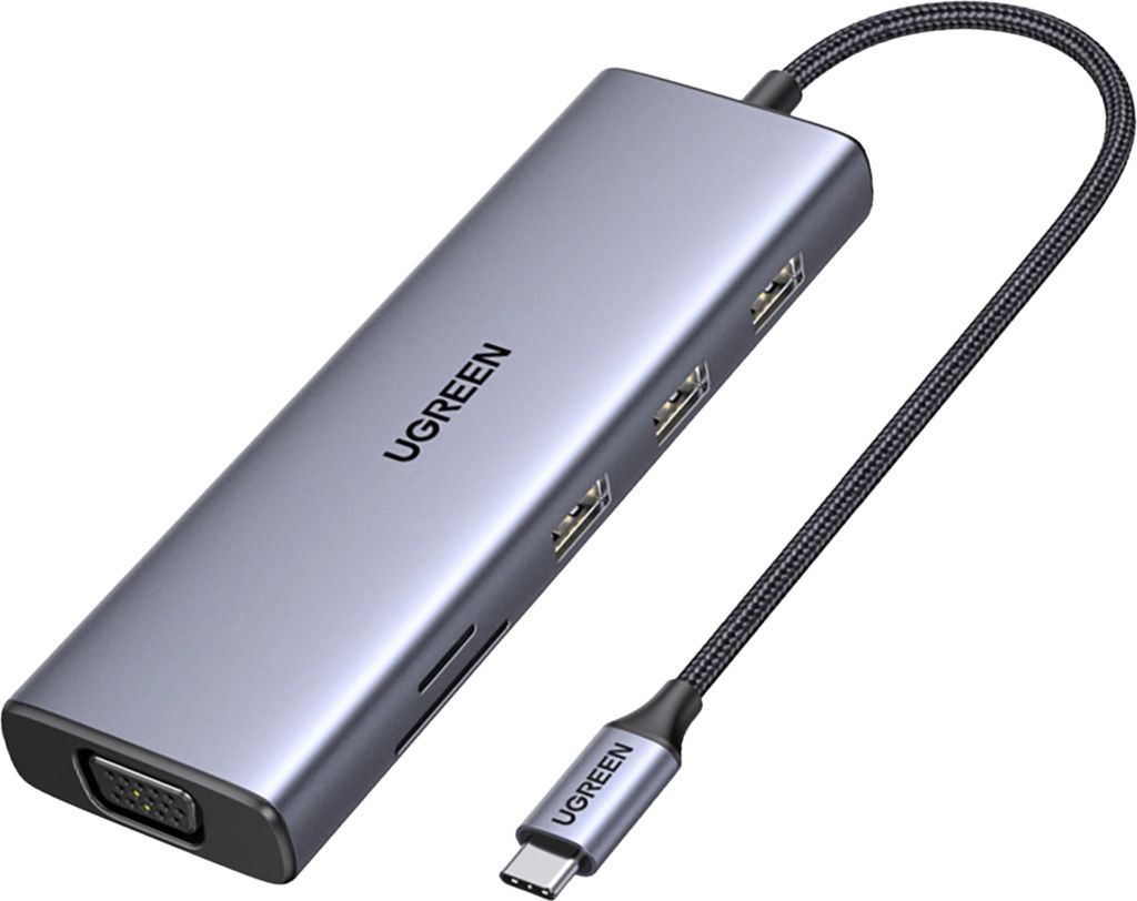 Ugreen Revodok USB-C 6-IN-1 Hub met 4K HDMI, USB Typ-C, USB Produktbild 