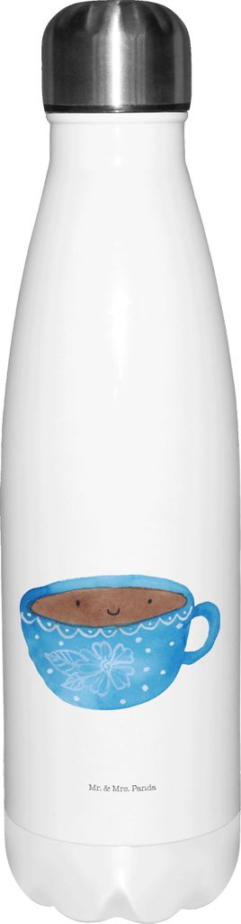 Mr. & Mrs. Panda Sportflasche Kaffee Tasse - Weiß - Geschenk, Getränkeflasche, Trinkflasche, Glücklich, trinkflaschen, Trinkbehälter, Lustige S...