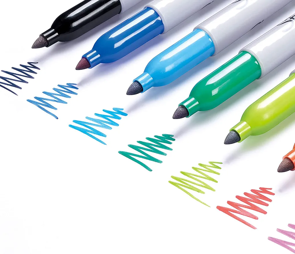 Sharpie 2061129 Set 28 Pennarelli Indelebili Tiger Edition Fine Point - 6