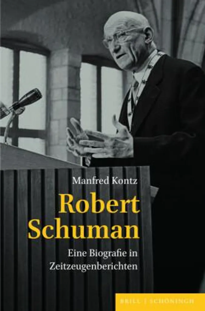 Poster Robert Schuman - Affiche éducative pour écoles et bureaux