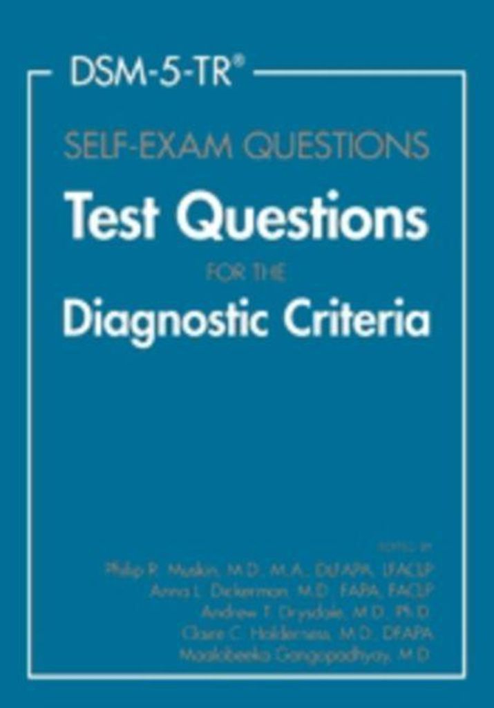 DSM-5-TR Self-Exam Questions