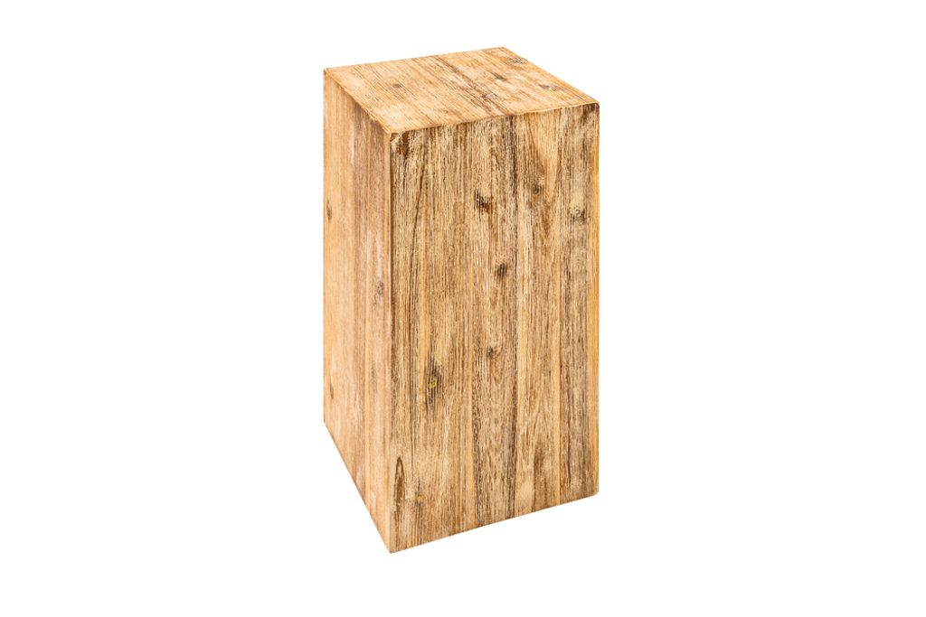Dekosäule COLUMNA 50cm Akazie Teak grau Produktbild 
