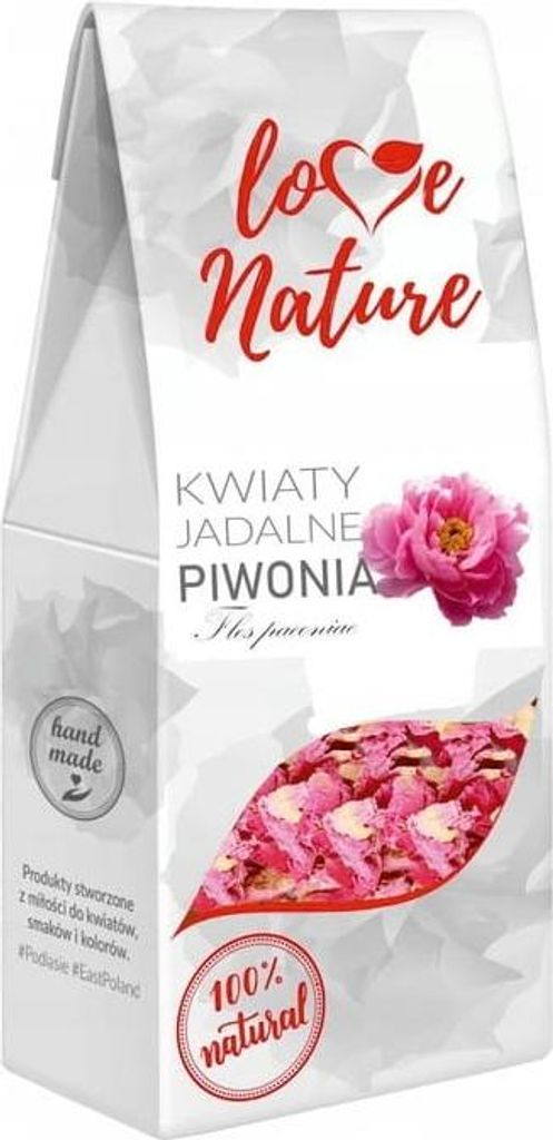 Getrocknete essbare Blumen PVONIA FLOWERS Liebe Natur