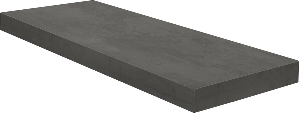 FURNARO Wandboard Clyde Wandregal Steckboard B/H/T: 60x4x24 cm, Farbe:Graphit