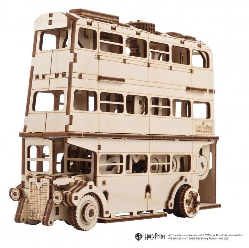 3D puzzle, Autobus rytiera, Ugears, drevo, 268 dielov Obrázok produktu 