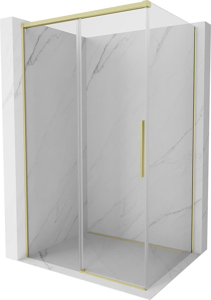 Mexen Rox Duschkabine Schiebetür 135 x 90 cm, transparent, Produktbild 