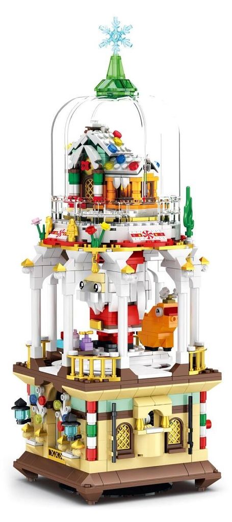 Reobrix 66004 Christmas Fantasies Weihnachtsdorf Klemmbaustein 843 Teile