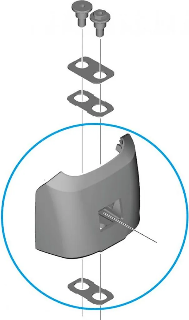 Support de batterie SHIMANO BM-EN600 Boîtier E-Bike Systems 122g