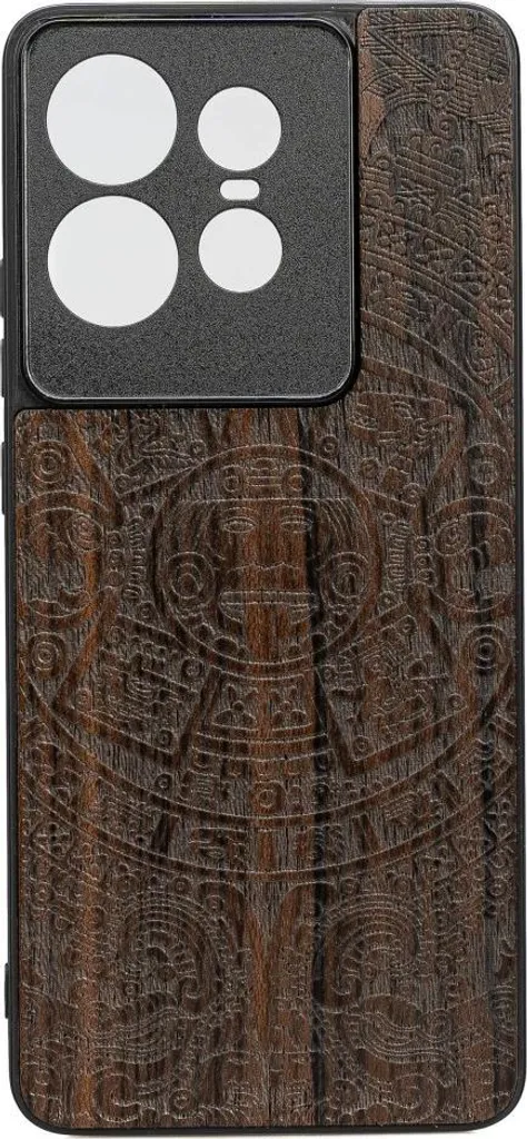 Custodia Design Ziricote per Motorola Edge 50 Pro | Incisione Azteca