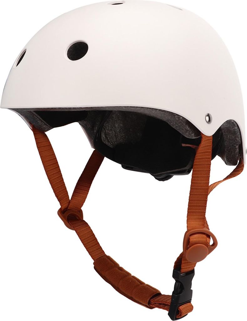 Skateboard Helm ABS Schale Schockabsorbierend Roller Skating Helm mit Linern Verstellbarer Kinnriemen für Kinder Jugendliche S 48-52cm